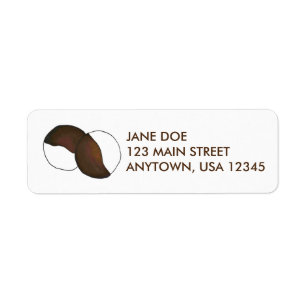 NYC Black and White Cookie Cookies Address Labels