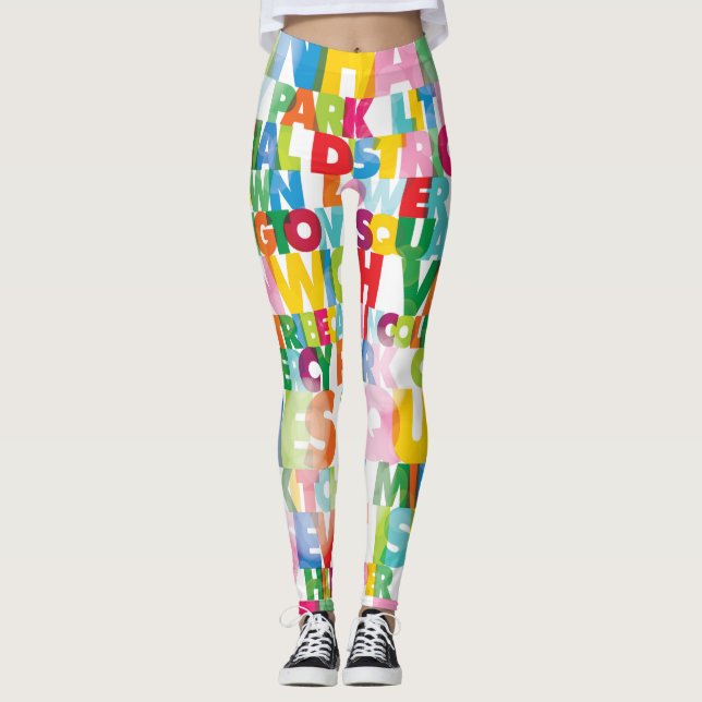 NYC Boroughs  Leggings (Front)