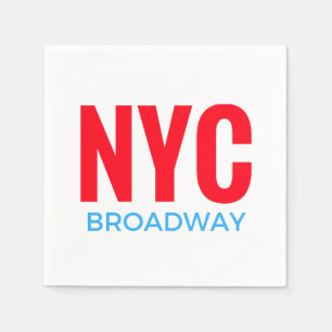 NYC Broadway Paper Napkins