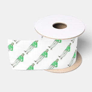 NYC Brooklyn BK Hipster Guy New York City Ribbon