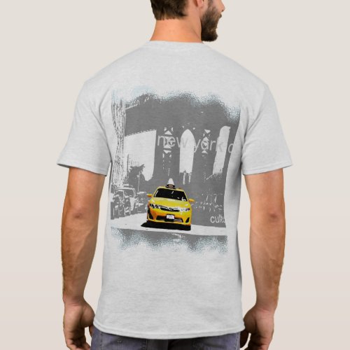 Nyc Brooklyn Yellow Taxi Mens Modern Template T_Shirt