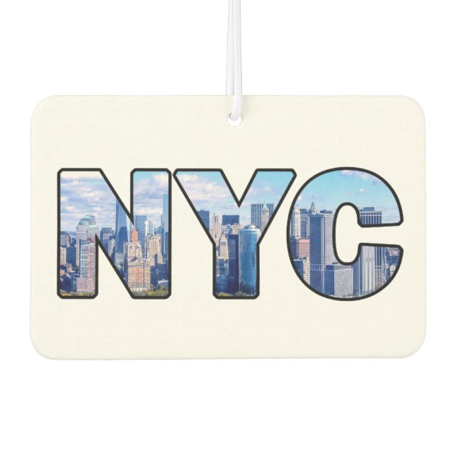 NYC CAR AIR FRESHENER (Front)