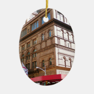 NYC Carnegie Hall Ceramic Ornament