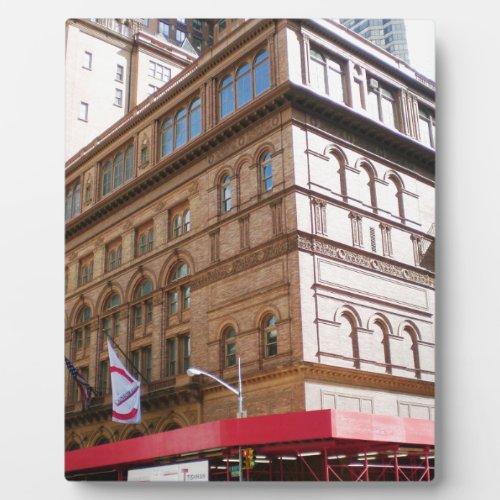NYC Carnegie Hall Plaque
