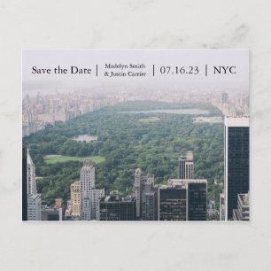 NYC Central Park Photo - Save the Date Post Card