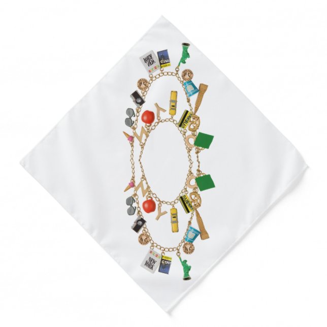 NYC CHARM TROMPE SCARF BANDANA (Front)