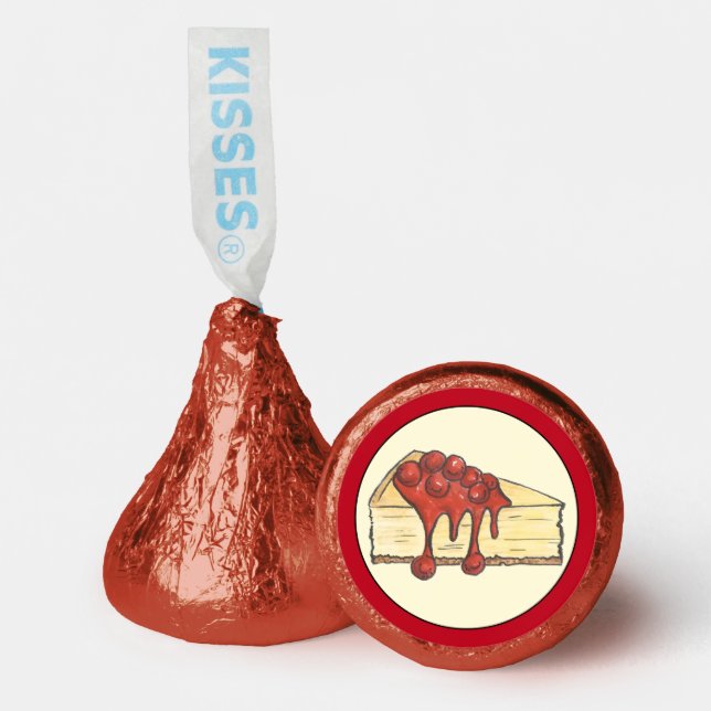 NYC Cherry Cheesecake Slice Dessert Baking Food Hershey®'s Kisses® (Front)