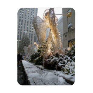 NYC Christmas Angel Magnet