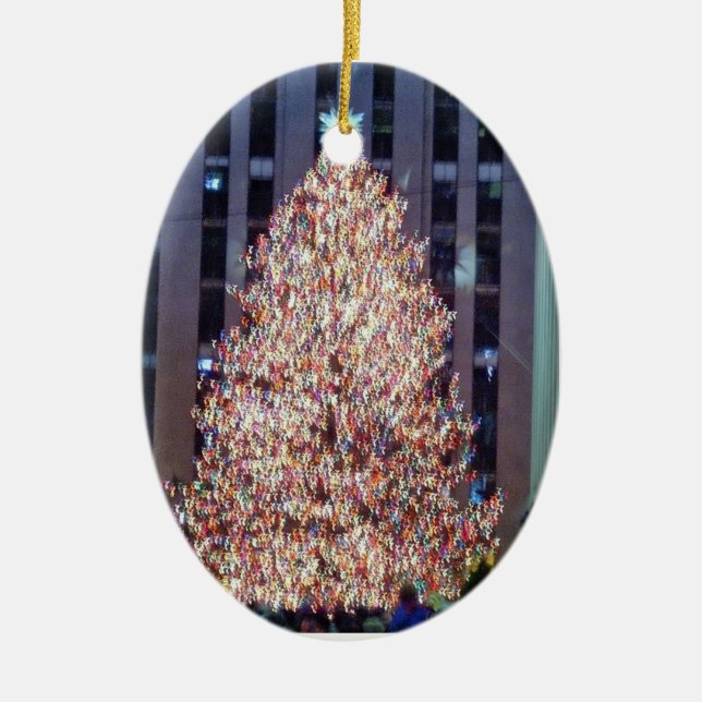 NYC Christmas Tree Ornament (Front)