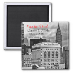NYC: Chrysler Building, Flatiron Save the Date Magnet