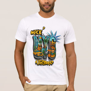 NYC Comic Art urban  T-Shirt
