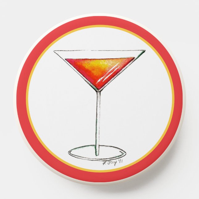 NYC Cosmo Cosmopolitan Cocktail Bar Mixed Drink PopSocket (Popsocket)