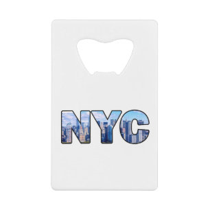 NYC CREDIT CARD BOTTLE OPENER