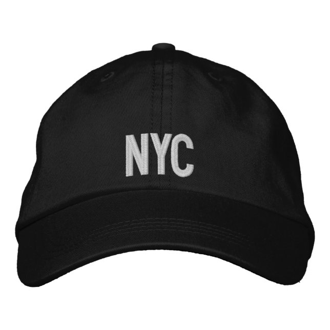 nyc designed cap. embroidered baseball cap (Front)