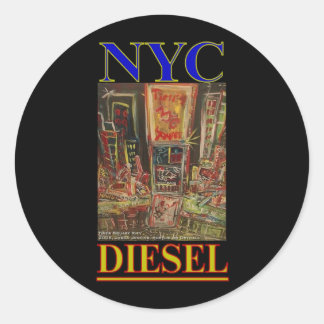 NYC DIESEL CLASSIC ROUND STICKER