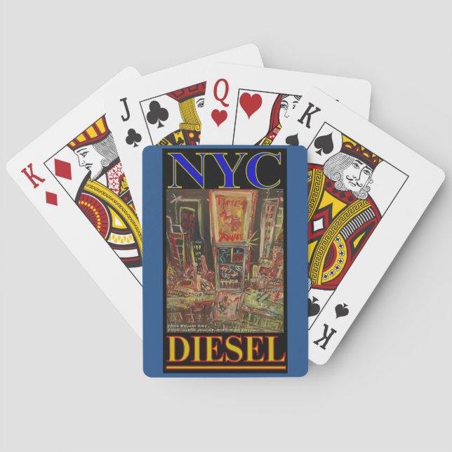 NYC DIESEL POKER CARDS (Back)