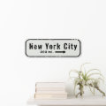 NYC Directional Sign Post / Miles to City Distance | Zazzle