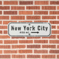 NYC Directional Sign Post / Miles to City Distance | Zazzle