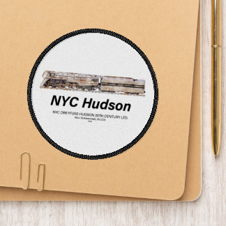 NYC Dreyfuss Hudson Steam Locomotive. Profile Patch