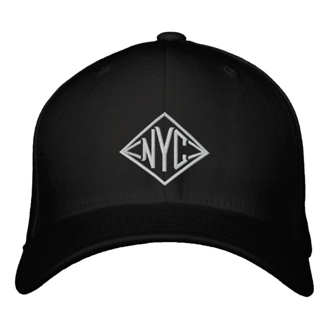 NYC EMBROIDERED BASEBALL HAT (Front)