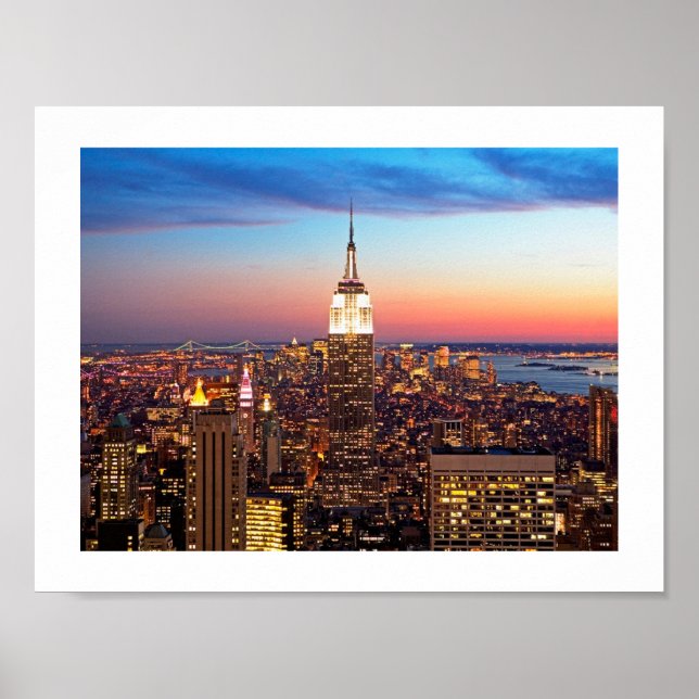 NYC Empire State building Poster (Front)