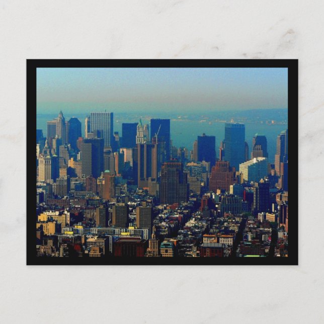 NYC Financial District 70s Style Postcard (Front)