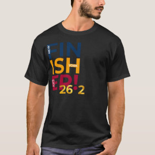 NYC Finisher 26.2 Marathon Runner T-Shirt