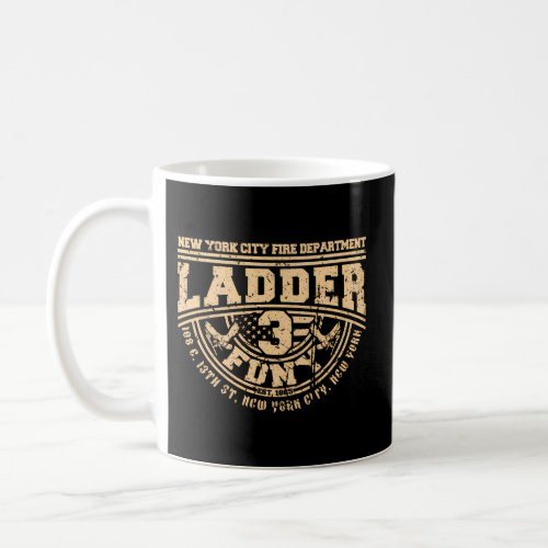 Nyc Fire Department Station Ladder 3 New York Fire Coffee Mug