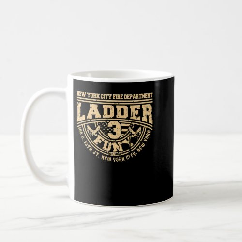 NYC Fire Department Station Ladder 3 New York Fire Coffee Mug