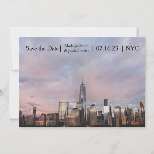 NYC Freedom Tower Photo _ Save the Date