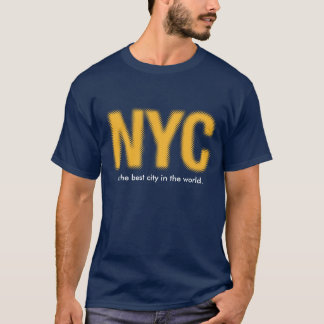 NYC_gold.ai, is the best city in the world. T-Shirt