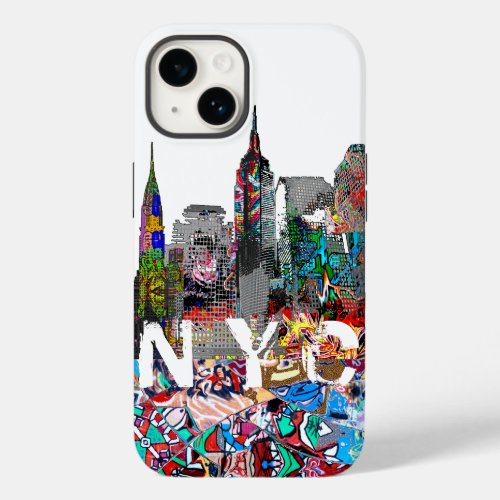 NYC graffiti Case_Mate iPhone 14 Case