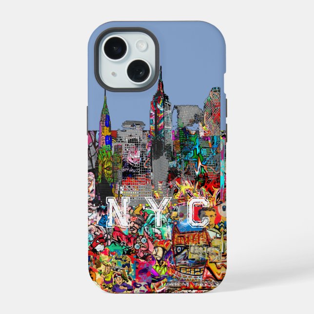 NYC graffiti Iphone Case (Back)