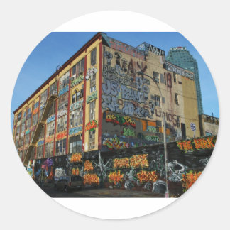 nyc graffiti sick styles classic round sticker