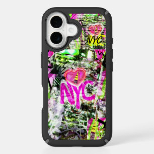 nyc I love NY city graffiti  iPhone 16 Case