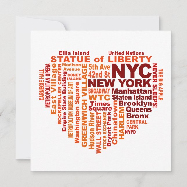 NYC invitation - customize! (Front)