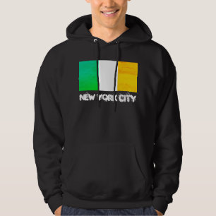 NYC Irish Pride Gear (New York City, Ireland Flag) Hoodie