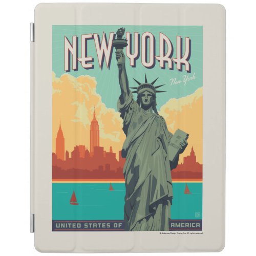 NYC _ Lady Liberty iPad Smart Cover