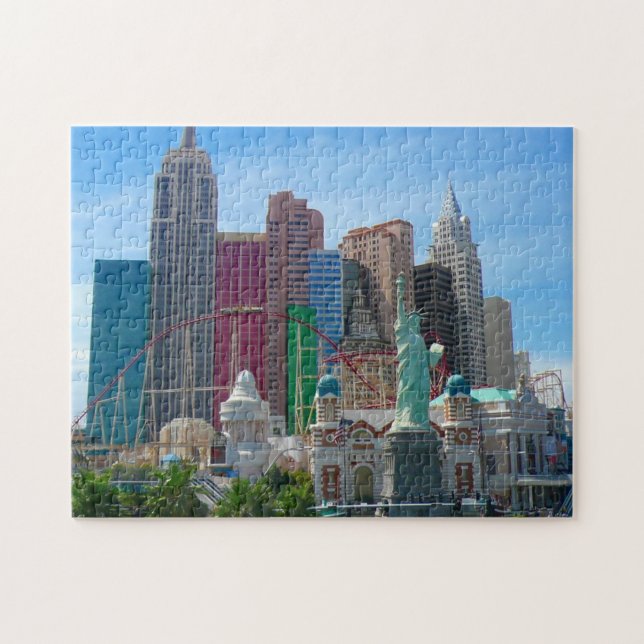 nyc las vegas jigsaw puzzle (Horizontal)