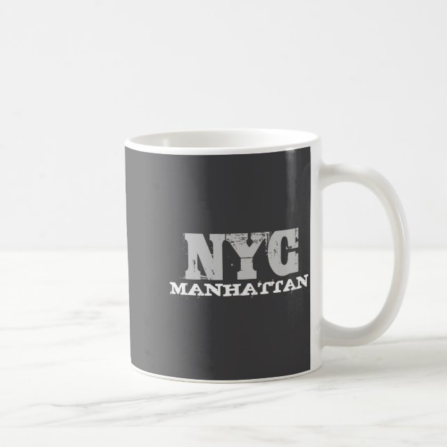 Nyc Manhattan Creative New York City Template  Coffee Mug (Right)