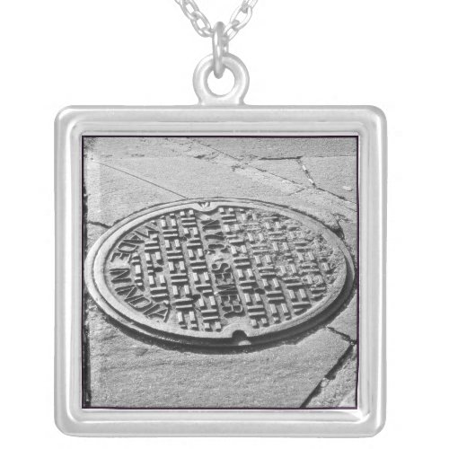 NYC Manhole Cover Necklace