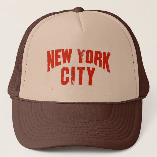 nyc memorabilia trucker hat (Front)