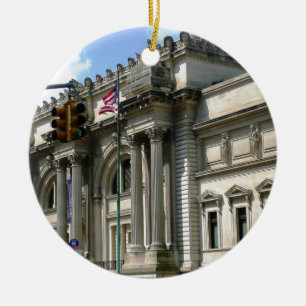 NYC Metropolitan Museum Ceramic Ornament