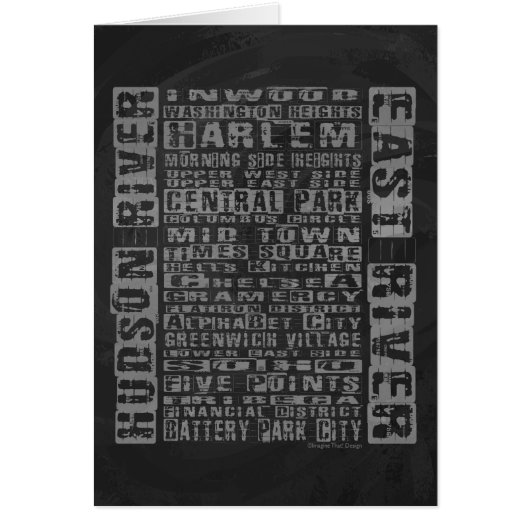 NYC Neighborhoods Gray (Front)