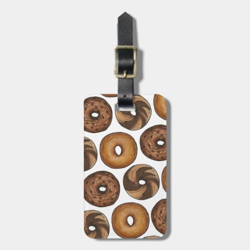 NYC New York Bagels Personalized Luggage Tag