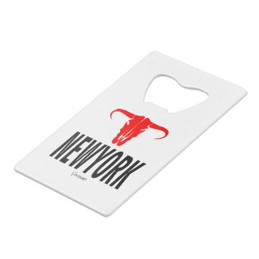 NYC New York City by VIMAGO Credit Card Bottle Opener NYC New York City by VIMAGO Credit Card Bottle Opener