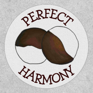 NYC New York City Classic Black and White Cookie Patch