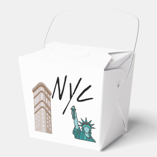 NYC NEW YORK CITY FAVOR BOXES (Front)