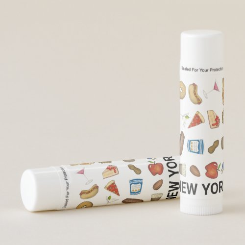 NYC New York City Foods Pizza Pretzel Cheesecake Lip Balm