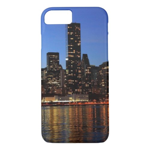 NYC New York City Manhattan Night iPhone 87 Case